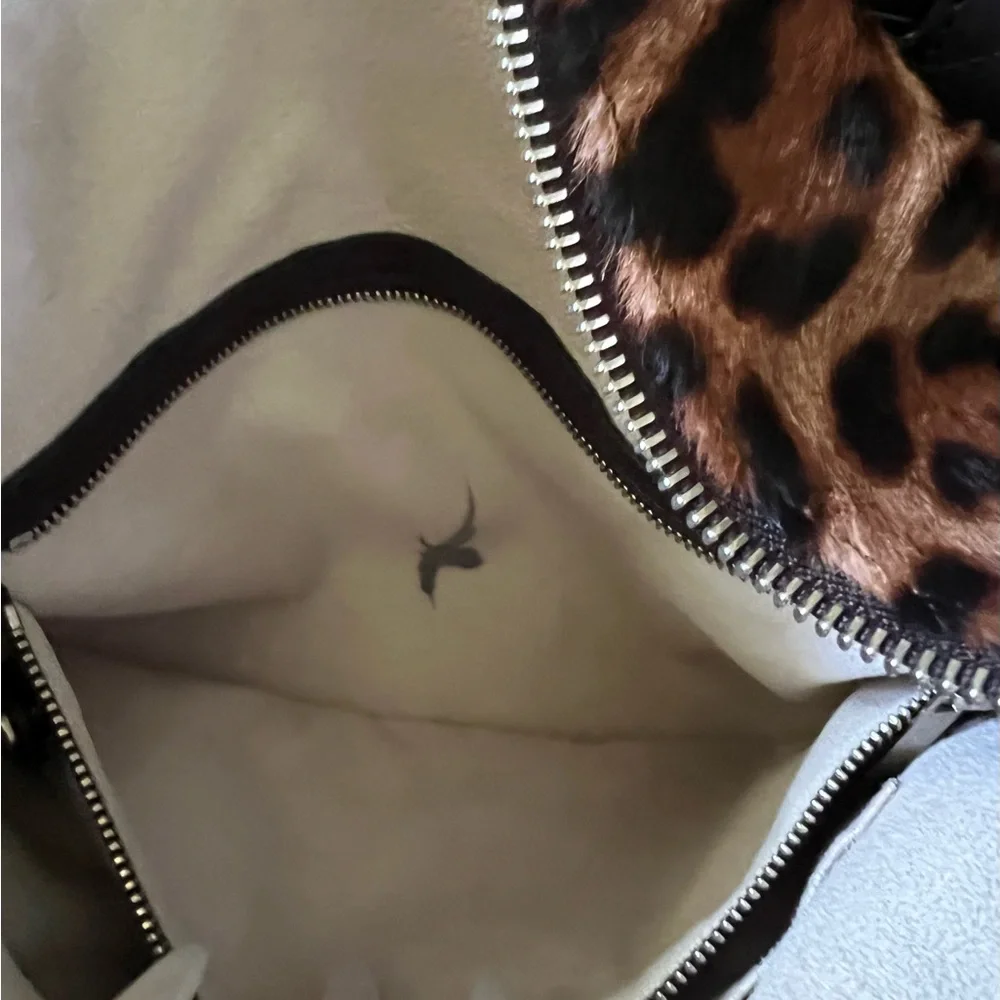 Jimmy Choo leopard calf hair and leather bag - Picture 11 of 16